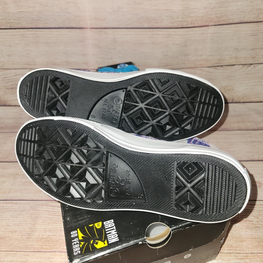Converse 3D Batman DC 80 Years Anniversary 167512C Men's Shoes - Picture 4 of 5